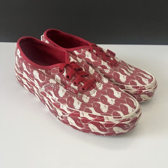VANS Opening Ceremony x Red Snake Checker Print Unisex Lace Sneaker US W 5.5 M 4 - Picture 1 of 12